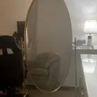 مرايه طويله ذهيبة