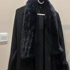 عباية   فروه ( لون اسود مقاس 54 )