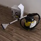 مكنسة Homeelec الصفراء للسجاد للكنب للارضيات للتراب للجدران