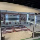 خيام هيكل قماش تنزاني درايش شفاف بدون اطناب