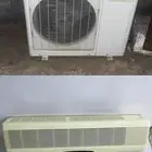 مكيف اسبليت بحالة جيدة سبب البيع النقل مقاس 18
