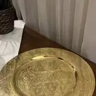 صواني نحاس كبيرة الحجم وزنها 515 تقريبا نص كيلو نحاس