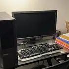 كمبيوتر مكتبي مع شاشه وكيبورد مستعمل