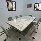 طاولة طاعم 8 كراسي جديدة