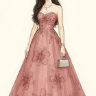 فستان سهرة للبيع مقاس XS