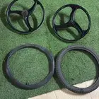 جنوط سيكل مرواح جديد اسود مقاس 20 مع كفر ولستك