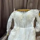 فستان عروس بطرحته جديد لبس مره واحده