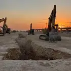 حفر وتركيبات بنية تحتية