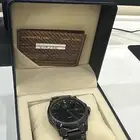 ساعه براود لون اسود جديده ولديها ضمان سنه