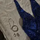 فستان مستعمل مره وحده جديد متجر ماقلا مقاس S