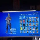 حساب فورت نايت نادر  بلاك نايت   75 سكن