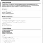 سيرة ذاتية cv