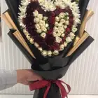 باقه تصميم قلب دايري مدرج