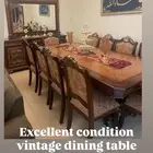 طاولة سفرة مع بوفيه للبيع