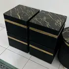 طقم طاولة ارضية مع أربع خدمات  وطاولة شاشه