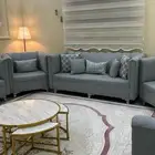 كنب 14 شخص ثلاث كبار وثلاث كراسي وأريكه فصلته عند الرضيمان