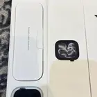 ساعة آبل آخر إصدار 11 ألمنيوم لماع مقاس 46  حزام اسود