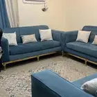 كنب للبيع 5 قطع 3 ثلاثي 2 نفر مع ستاره