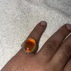 خاتم عقيق يماني زجاجي