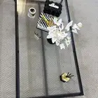 طاولة ارضي طقم مع 4 خدمه