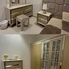 غرفة نوم ملكيه استخدام نظيف