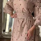 فستان العيد جلابيه رمضان تطريز هندي سوري سعوديه