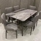 طاولة طعام سراميك 6كرسي