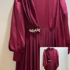 فستان عنابي