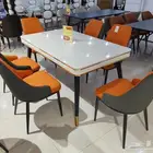 سفر طعام وطاولات فيبر وخشب