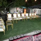 كراسي ملكي طاولات عشاء كراسي بتلبيسه الحفلات والمناسبات