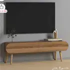 طاولة تلفزيون خشب الجوز