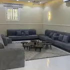 كنب مع الفرش والطاولات مستخدم بشكل الجديد للبيع اعلى سعر