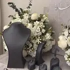 شبكة زواج ملكة ديكور مجسم ذهب طقم