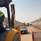 جي سي بي عرجا للإيجار سائق هندي