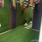 عشب جداري مظلات جلسه خارجي ثيل صناعي فرش صناعي غرف زجاجي