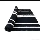 قماش قطن رواق ساتر للمخيمات اسود وابيض للبيع