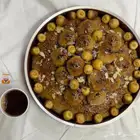 قرص مزين بالميني مله