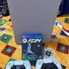 بلاستيشن 5 نظيف مضمون شبه جديد استخدام شخصي مع يدين وشريط