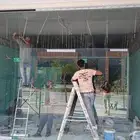 زجاج سكريت توريد وتركيب واجهات زجاجيه مكاتب دربزين