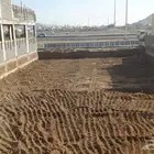 بوكلين في المدينة حفر اراضي