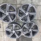طقم جنوط سونتا مقاس 17 اصليه وكاله