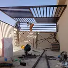 تنسيق حدائق جلسات الخارجيه مظلات شلالات ثيل طبيعي