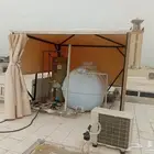 مضلات سواتر برجولات جميع انواع الحداده