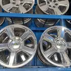 طقم جنوط تاهو LTZ مقاس 20. مغطس اصليه وكاله