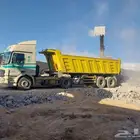 تريلا قلاب نقل جميع المواد