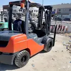 forklift with opreater