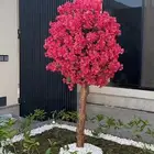 شجر جهنمية صناعي بجذع طبيعي