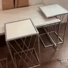 طاوله رخام مع 4 خدمه