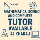 Home Tutor Available in Al Kharj Math General Scienc