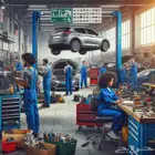 ورشه متنقله لي صيانه جميع السيارات